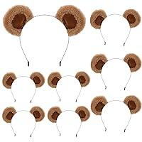 Algopix Similar Product 15 - SIOTMERA 8 Pack Headband Bear Ears