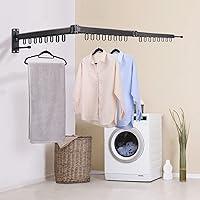 Algopix Similar Product 8 - Kraper Wall Mounted Clothes Drying