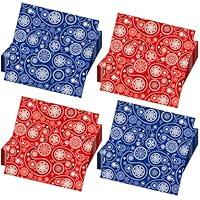 Algopix Similar Product 20 - party greeting 120Pcs Western Bandana