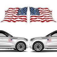 Algopix Similar Product 6 - 2 Pack Reflective American Flag Magnet