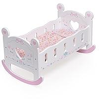 Algopix Similar Product 4 - ROBUD Wooden Baby Doll Crib Baby Doll