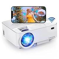 Algopix Similar Product 5 - Mini Projector TOPVISION WiFi Portable