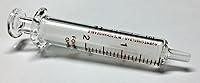 Algopix Similar Product 20 - Reusable Glass Syringe, Glass Luer, 2 mL