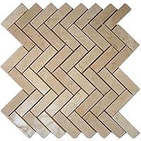 Algopix Similar Product 5 - Splashback Tile CRM ML HRNGBN Crema