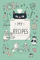 Algopix Similar Product 10 - MY RECIPES BOOK with Cute Little Cat