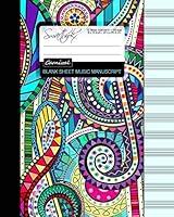Algopix Similar Product 8 - Blank Sheet Music Music Manuscript