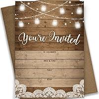 Algopix Similar Product 6 - Printed Party Fillin Invitations and