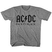 Algopix Similar Product 16 - ACDC Back in Black Graphite Heather
