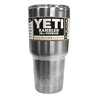 Algopix Similar Product 6 - YETI Rambler 30 oz Stainless Steel