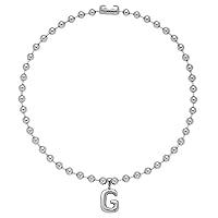 Algopix Similar Product 6 - TGOLM Chunky Balloon G Charm Necklace