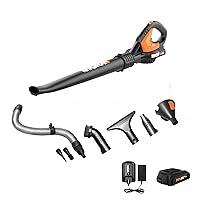 Algopix Similar Product 2 - WORX 20V Cordless Leaf Blower WG5451