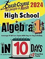 Algopix Similar Product 2 - High School Algebra 1 Test Prep in 10