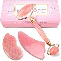 Algopix Similar Product 1 - 2 in 1 Rose Quartz Roller and Gua Sha 
