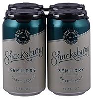 Algopix Similar Product 17 - SHACKSBURY Semi Dry Cider 4pk Cans 12
