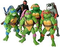 Algopix Similar Product 11 - CRJ 6pcsSet Turtles Action Figures