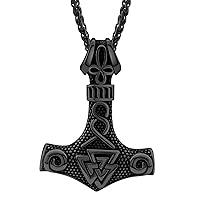 Algopix Similar Product 11 - Hoyazvet Thors Hammer Pendant Necklace