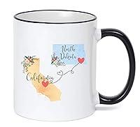 Algopix Similar Product 16 - California North Dakota Mug Coffee Cup