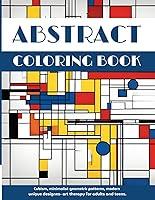 Algopix Similar Product 14 - Abstract Coloring Book Cubism