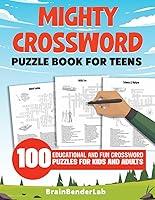 Algopix Similar Product 18 - Mighty Crossword Puzzle Book for Teens