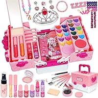 Algopix Similar Product 8 - Kids Makeup Kit for Girl  57 PCS Safe