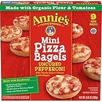 Algopix Similar Product 19 - Annies Mini Frozen Pizza Bagels