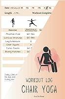 Algopix Similar Product 20 - Chair Yoga Fitness Journal A Simple