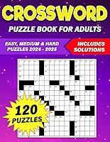 Algopix Similar Product 12 - Crossword Puzzle Book for Adults 120