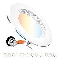 Algopix Similar Product 2 - PARMIDA 12Pack 56 inch Dimmable LED