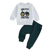 Algopix Similar Product 3 - CREAIRY Newborn Baby Boy Outfits Farm