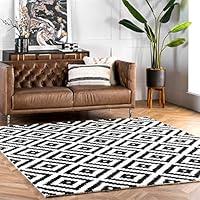 Algopix Similar Product 2 - nuLOOM Kellee Contemporary Wool Area
