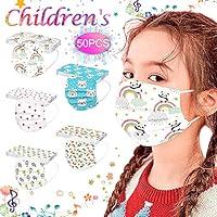 Algopix Similar Product 7 - Kids Mask Disposable Boys Girls 50PC 
