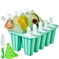 Algopix Similar Product 7 - Popsicle Molds 10 Pieces Silicone Ice