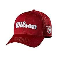 Algopix Similar Product 12 - Wilson Tour Mesh Golf Cap, Red