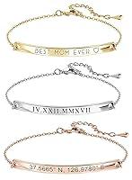 Algopix Similar Product 4 - Custom Name Bracelet Coordinate