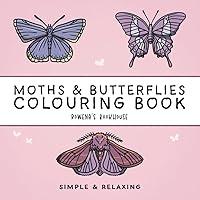 Algopix Similar Product 6 - Moths  Butterflies Colouring Book