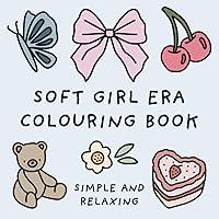 Algopix Similar Product 14 - Soft Girl Era Colouring Book Simple