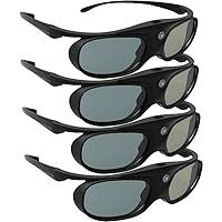 Algopix Similar Product 12 - DLP Link 3D Glasses ELEPHAS 144Hz