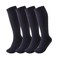 Algopix Similar Product 19 - 4 Pairs Boys Girls Soccer Socks Towel