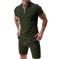 Algopix Similar Product 2 - Envmb Mens 2 Piece Short Sets Summer