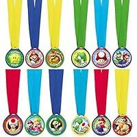 Algopix Similar Product 15 - amscan Super Mario Mini Award Medals