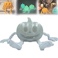 Algopix Similar Product 17 - Halloween 3D Printed Luminous Pumpkin