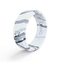 Algopix Similar Product 7 - QALO Womens Rubber Silicone Ring