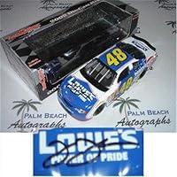 Algopix Similar Product 13 - Jimmie Johnson Autographed Lowes 48