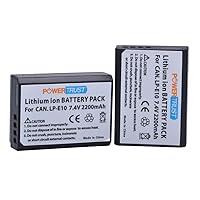 Algopix Similar Product 9 - PowerTrust LPE10 Battery 2Pack for