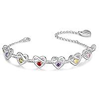 Algopix Similar Product 2 - GLOPGEAR Personalized Birthstone Heart