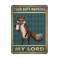 Algopix Similar Product 7 - Your Napkins Retro Metal Tin Sign