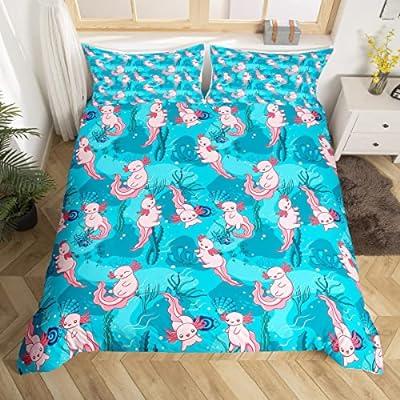 Best Deal for Erosebridal Axolotl Comforter Cover Cartoon WalTwin