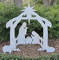 Algopix Similar Product 5 - Teak Isle Outdoor Nativity Set