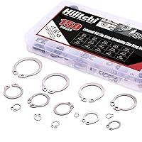 Algopix Similar Product 7 - Hilitchi 150Pcs 304 Stainless Steel