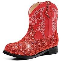 Algopix Similar Product 19 - Motasha Girls Cowgirl Boots Cowboy